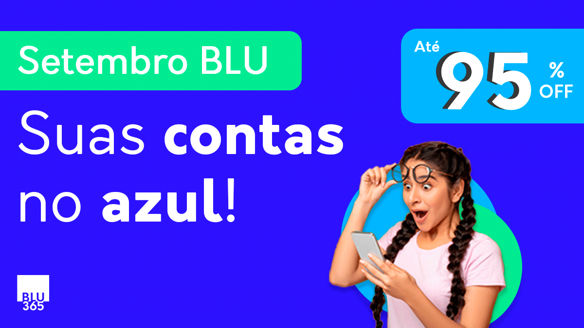 Setembro Azul: Deixe suas contas no Azul!
